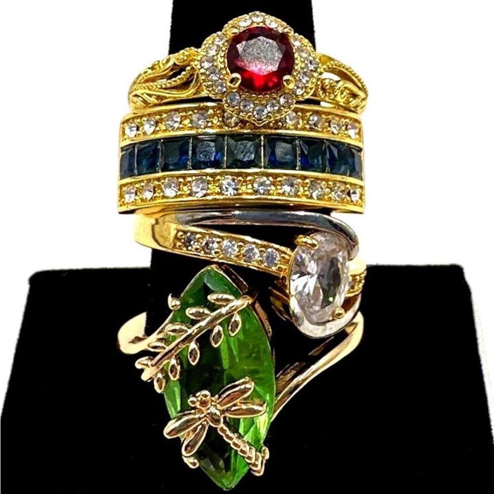 Sterling Silver Rings 4 sz 10-10.25